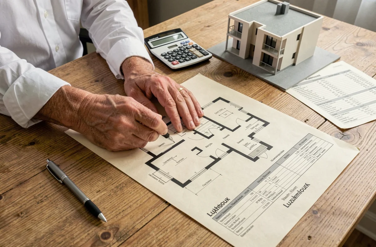 Analyse de documents et plans immobiliers pour un investissement au Luxembourg